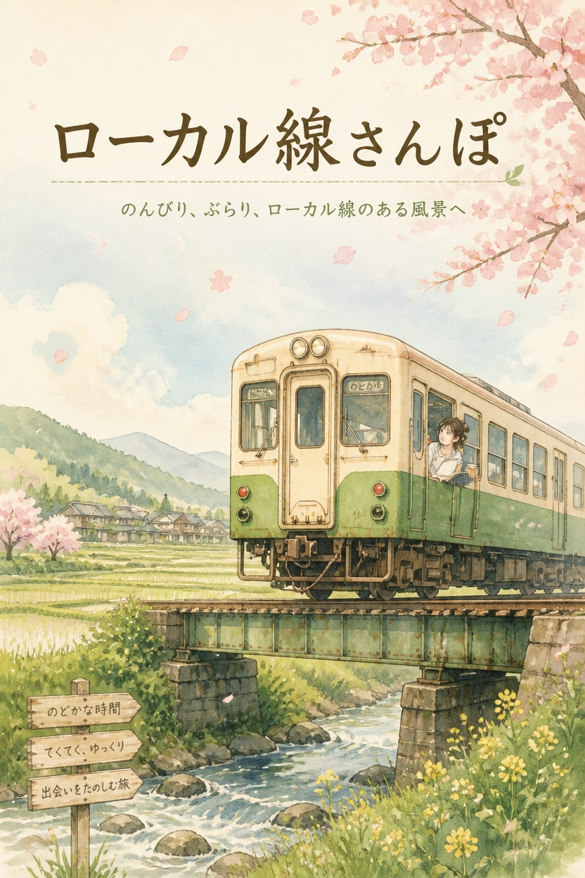 ローカル線さんぽ のカバー